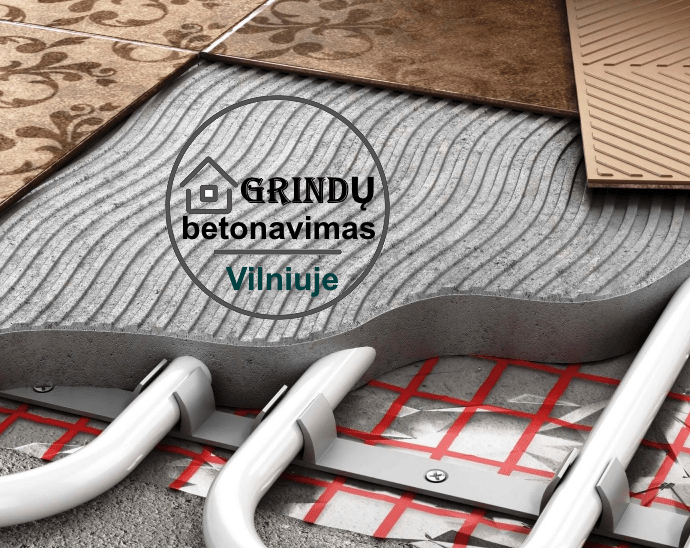Grindu betonavimas Vilniuje